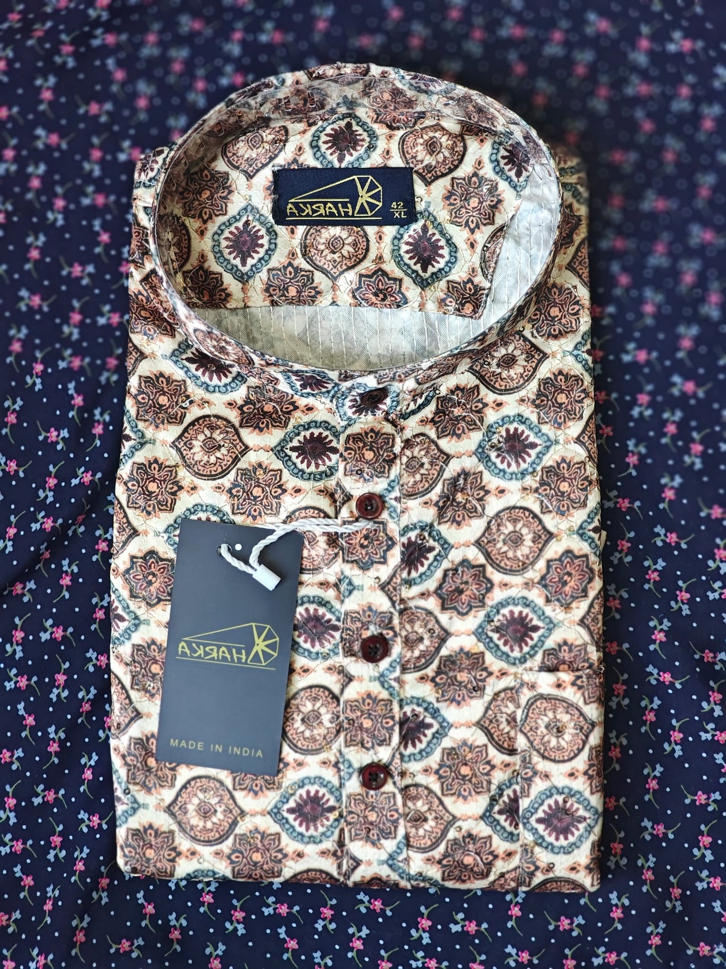 Men’s Traditional Motif Kurta – Festive Collection