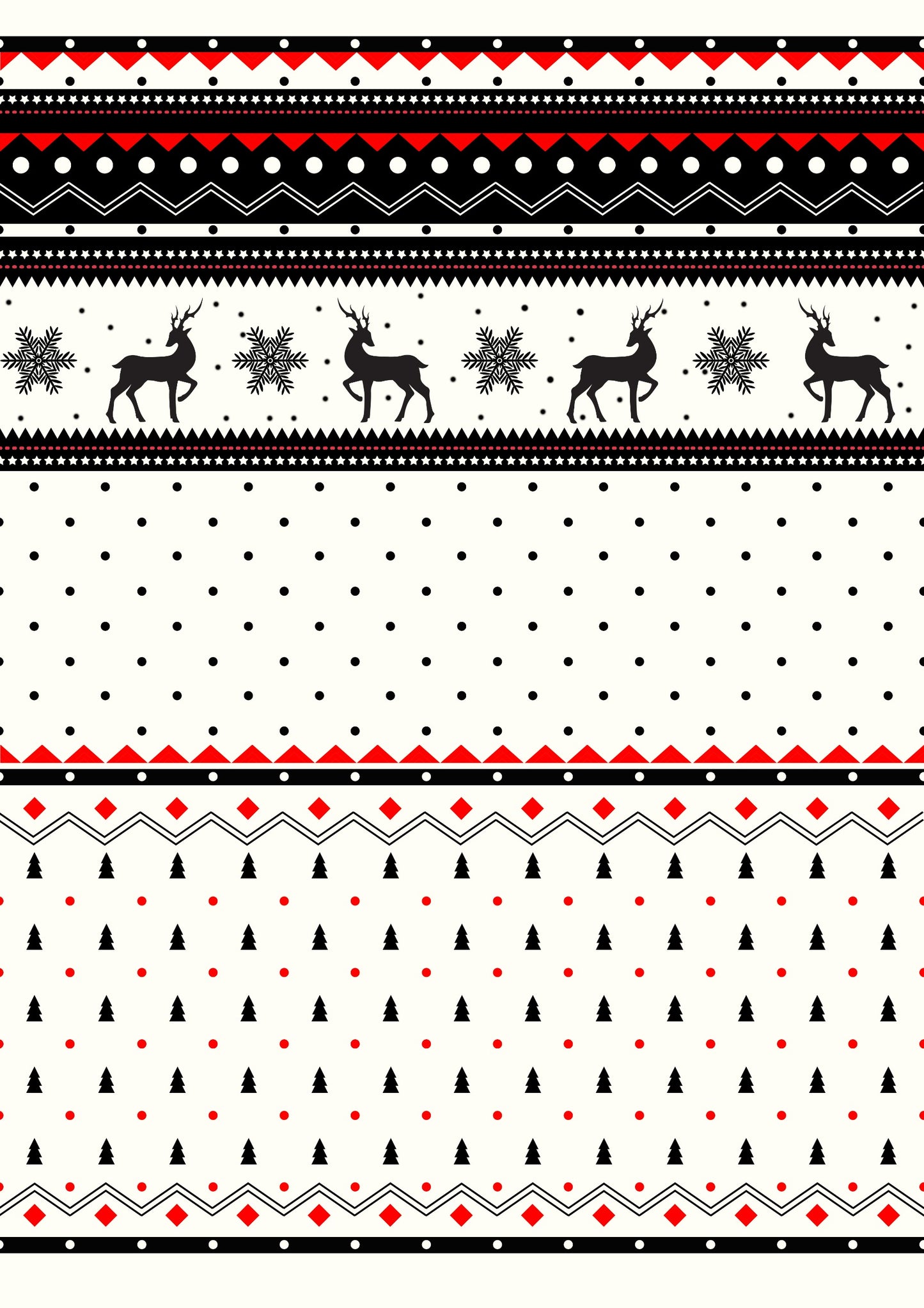 Unisex Reindeer Christmas Full Sleeve T-Shirt – Premium Sublimation Print