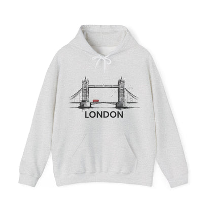 London Sketch Hoodie – Minimal Tower Bridge Illustration