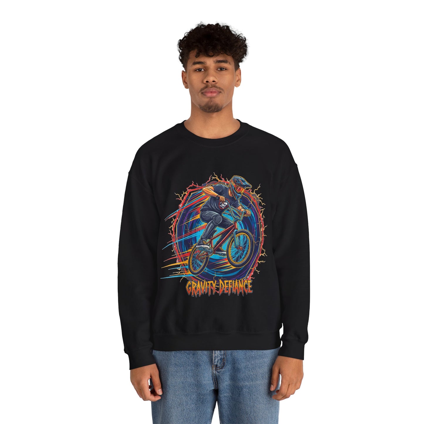 BMX Gravity Defiance Crewneck Sweatshirt | Perfect Rider Sweatshirt