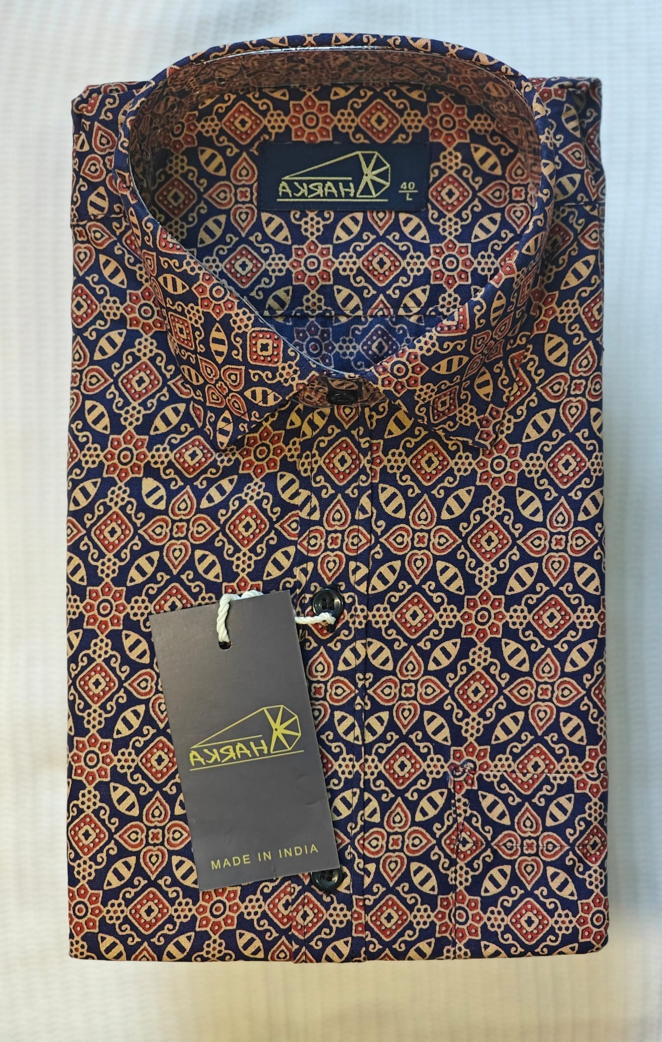 Classic Ethnic Half Sleeve Shirt for Men