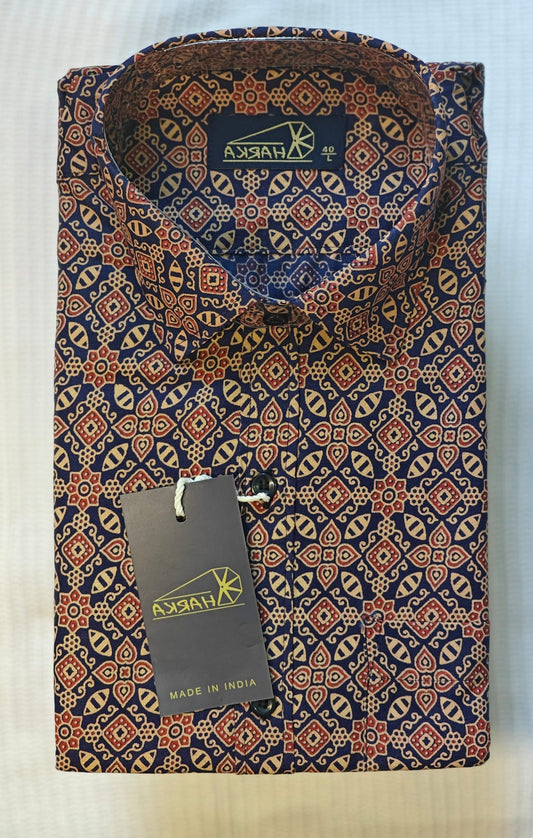 Classic Ethnic Half Sleeve Shirt for Men