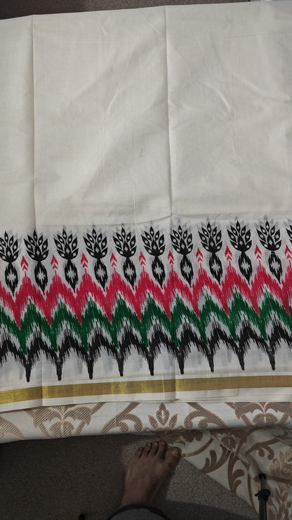 Set Saree with Print