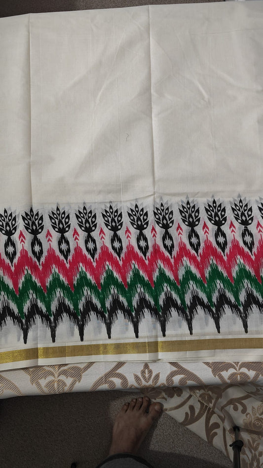 Set Saree with Print