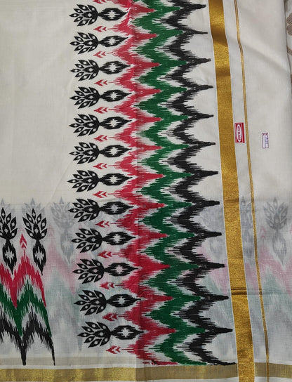 Set Saree with Print