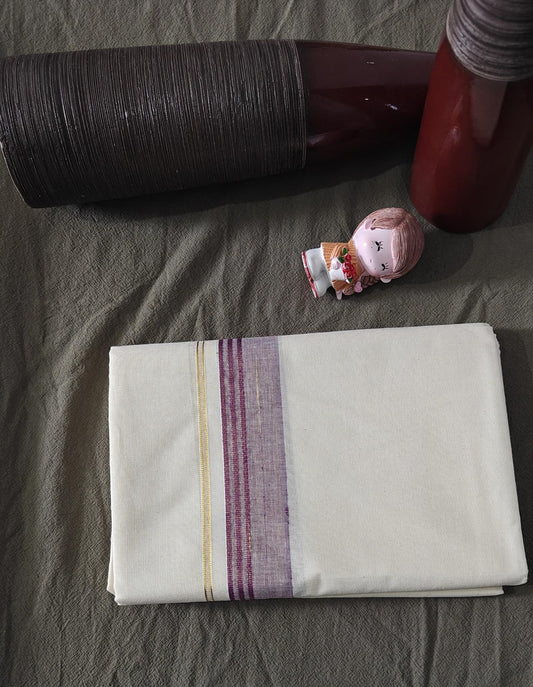 Double Dhothi 1.7 Inch Kara Purple