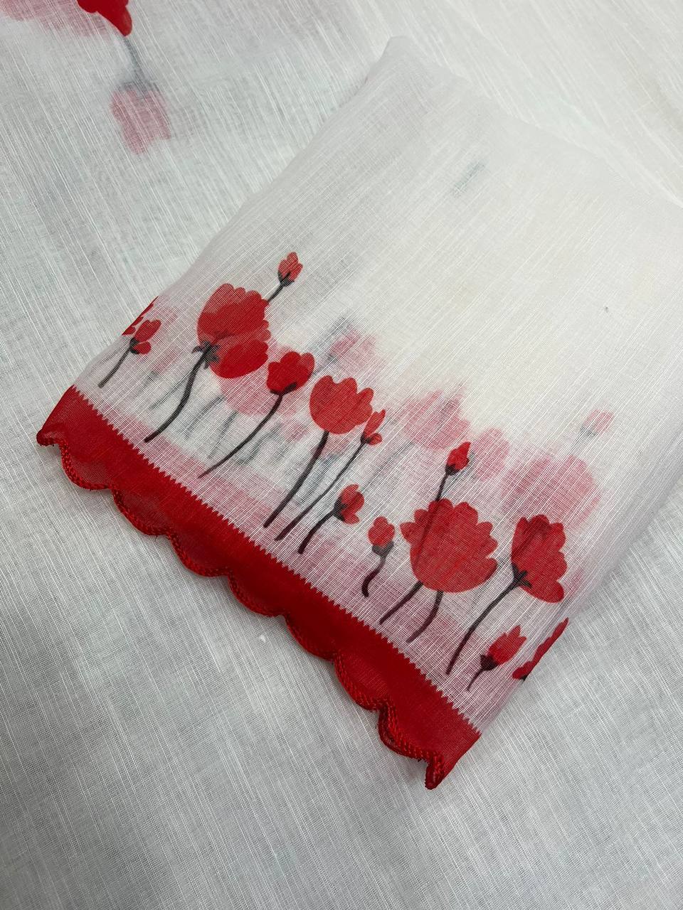 Tulip Digital Print Saree