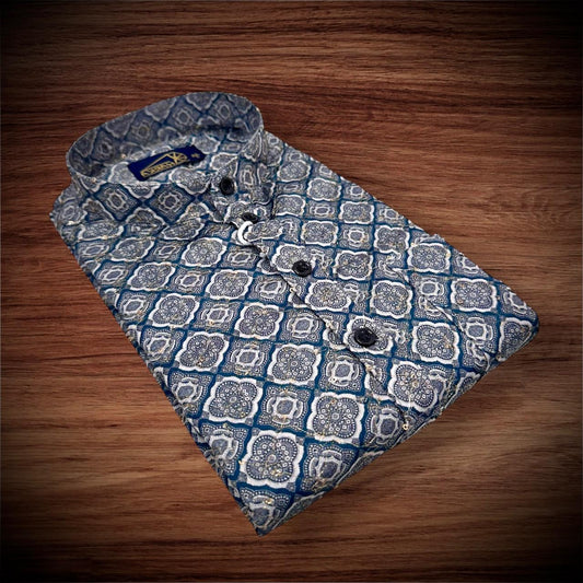 Onam Collection Printed  Full sleave Kurta for Men