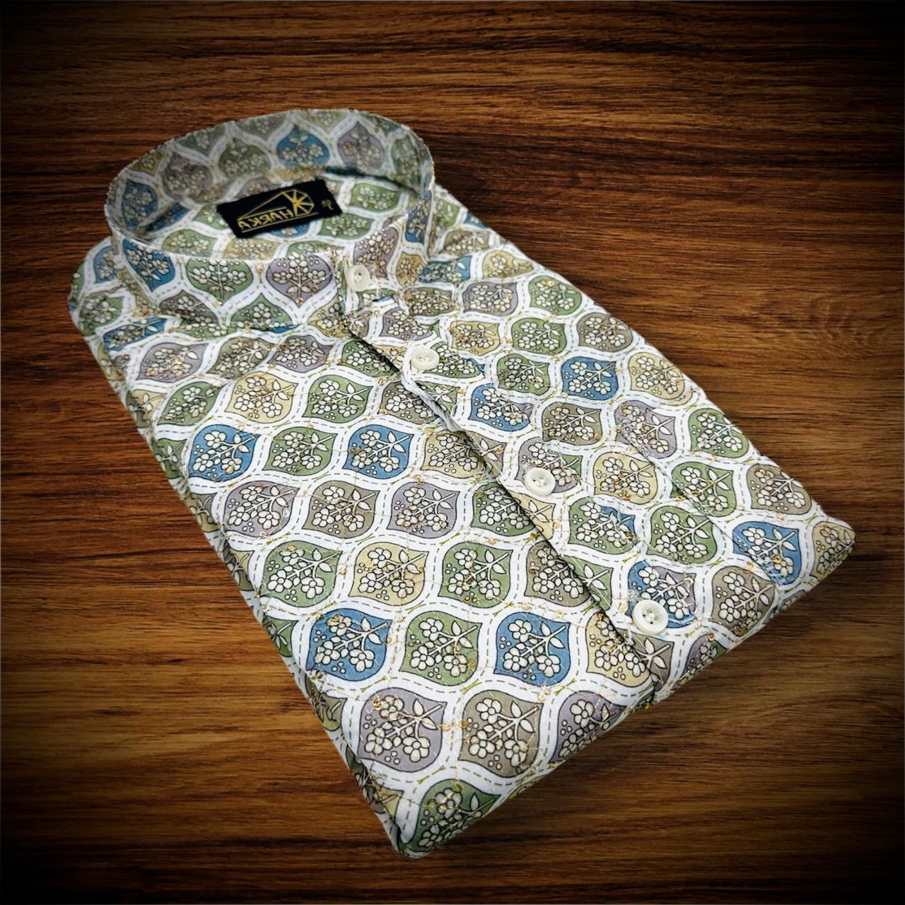 Heritage Print Onam Kurta – Full Sleeve