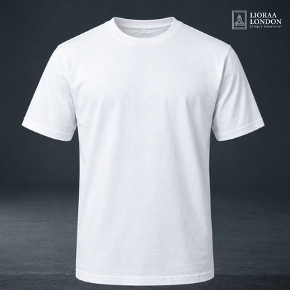 Lioraa London Regular Fit Organic T-Shirt - 220gsm Heavyweight | CR2200 LL100