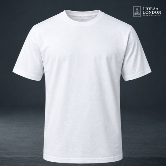 Lioraa London Regular Fit Organic T-Shirt - 220gsm Heavyweight | CR2200 LL100