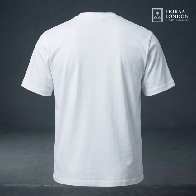 Lioraa London Regular Fit Organic T-Shirt - 220gsm Heavyweight | CR2200 LL100