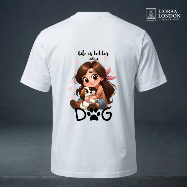 Lioraa London Regular Fit Organic T-Shirt - 220gsm Heavyweight | CR2200 LL102