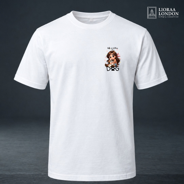 Lioraa London Regular Fit Organic T-Shirt - 220gsm Heavyweight | CR2200 LL102