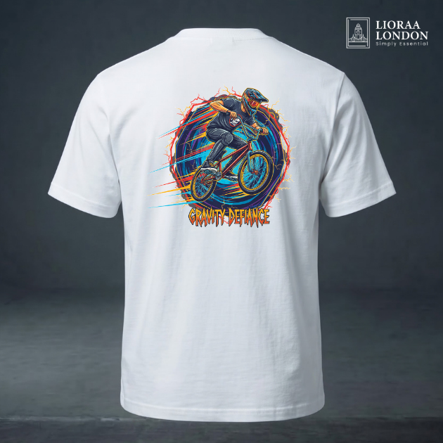 Lioraa London Regular Fit Organic T-Shirt - 220gsm Heavyweight | CR2200 LL108