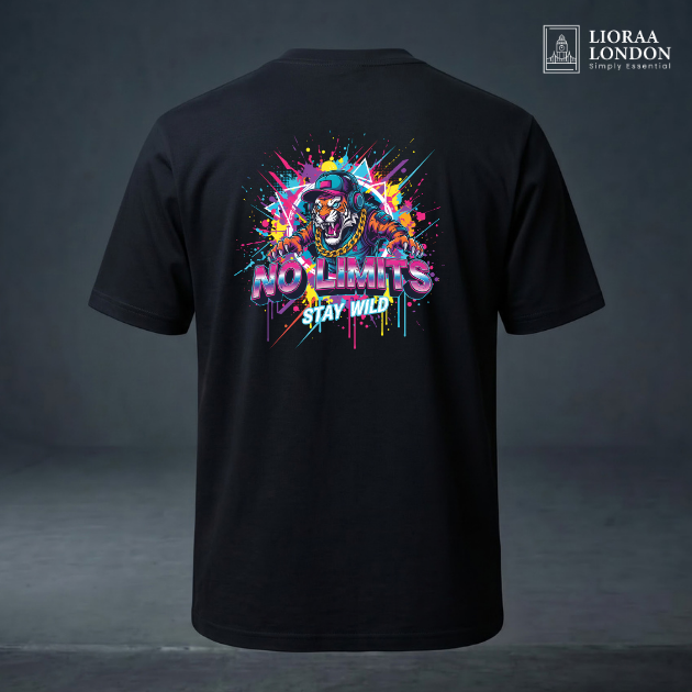 Lioraa London Regular Fit Organic T-Shirt - 220gsm Heavyweight | CR2200 LL109