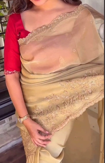 NOOR Collection – Heavy Georgette Embroidery Saree