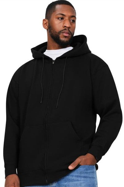 Full Zip Hoodie - Heavyweight 300GSM Unisex Zip Up Hoodie AA26