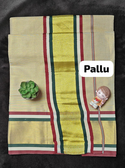 Onam Special Kasavu Sarees pallu part