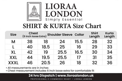 Printed Rose Beige Kurta + Kasavu Dhoti Combo for Men - Kathakali / Theyyam / Pulikali | Onam Collection | Lioraa London